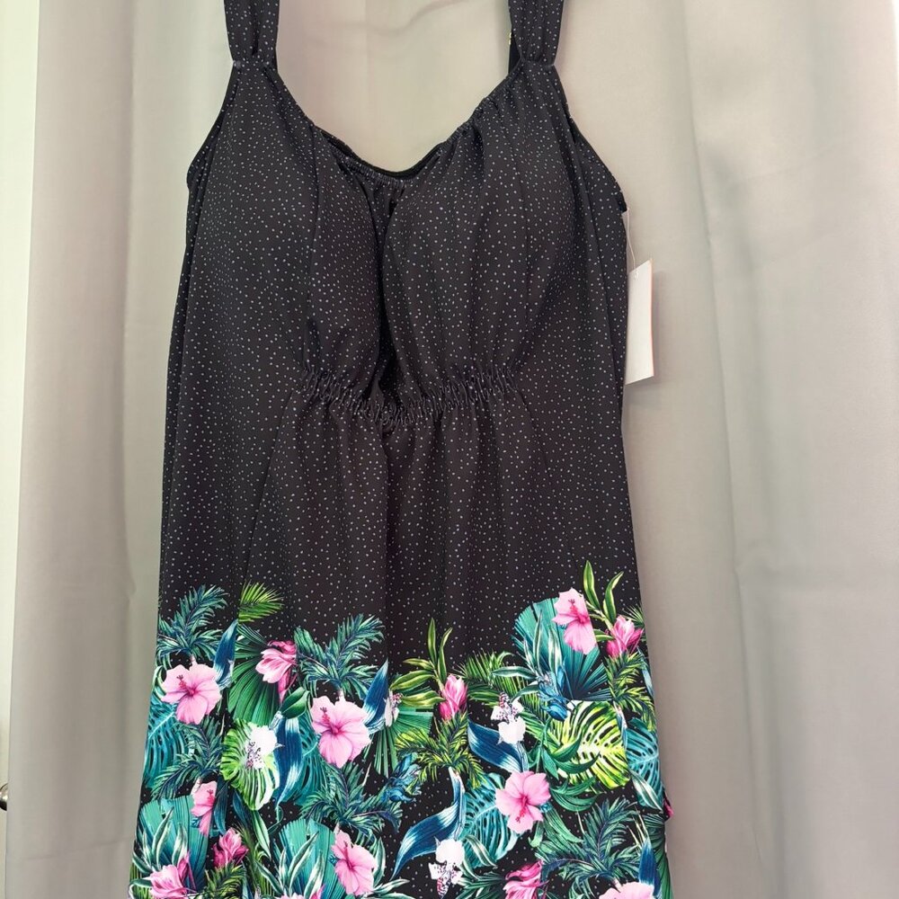 Swimsuits for All Women's Floral Palm Tankini